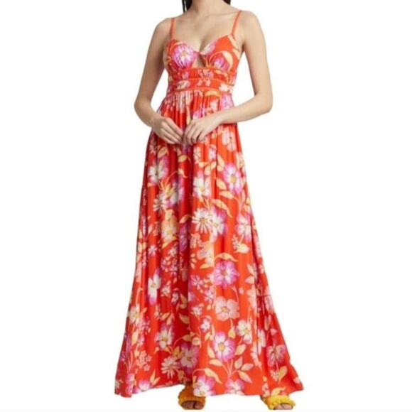 Free People Floral Wisteria Medium Maxi Dress - Picture 8 of 8
